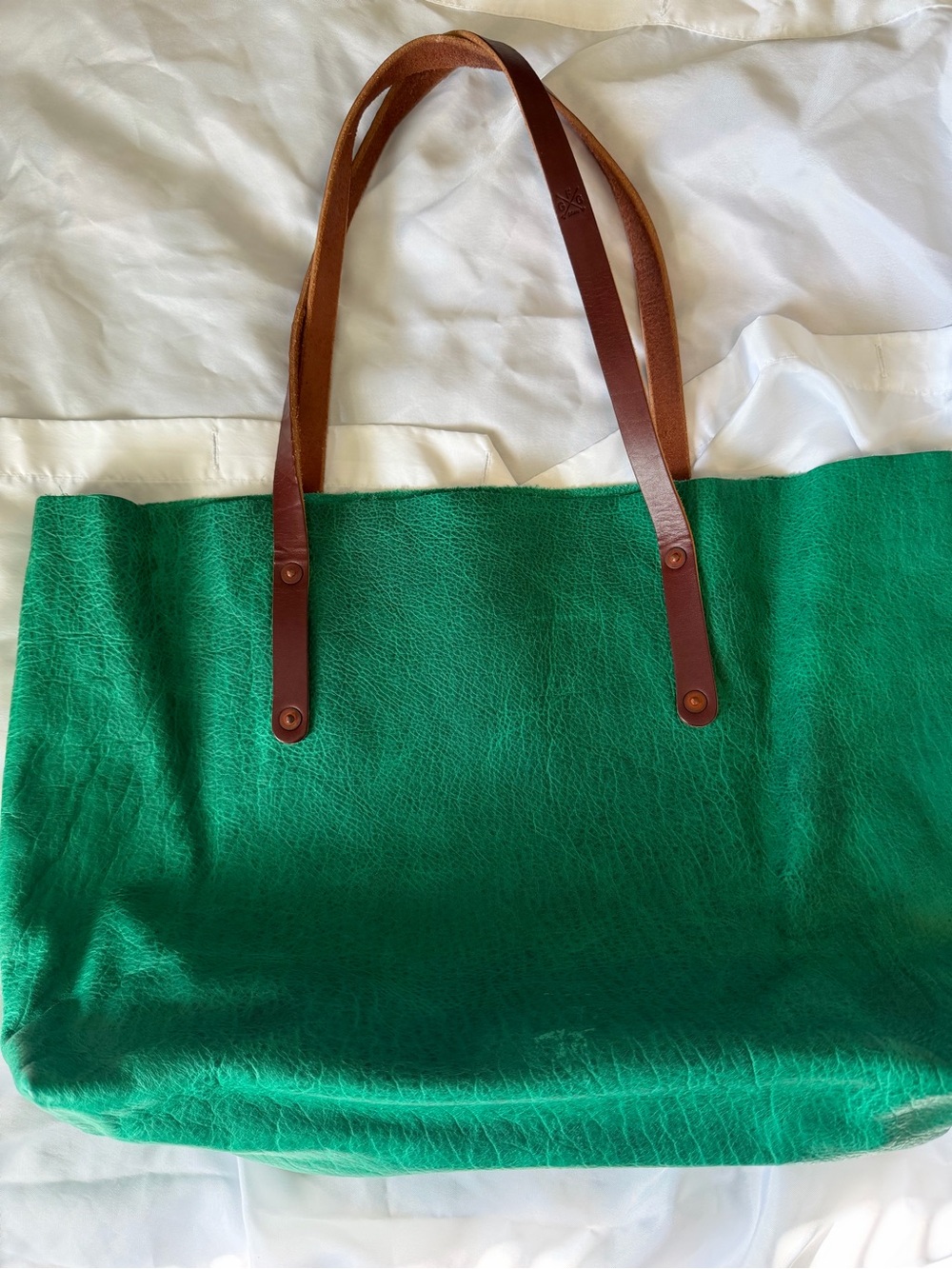Go Forth Goods Large Avery tote in pine bison - Picture 2 of 14